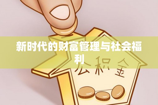 永善新时代的财富管理与社会福利