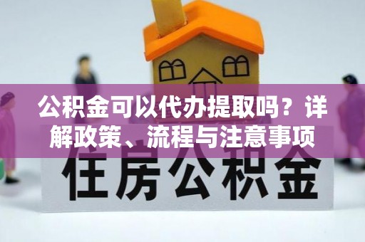永善公积金可以代办提取吗？详解政策、流程与注意事项