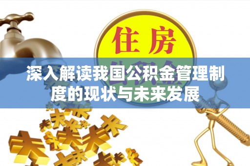 永善深入解读我国公积金管理制度的现状与未来发展