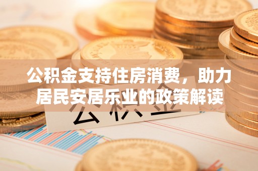 永善公积金支持住房消费，助力居民安居乐业的政策解读