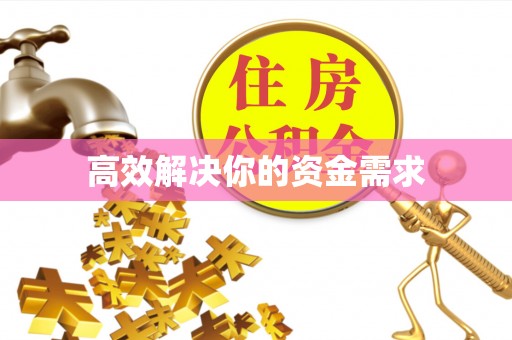 永善高效解决你的资金需求