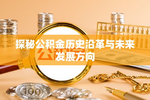 永善探秘公积金历史沿革与未来发展方向