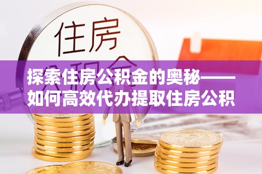 永善探索住房公积金的奥秘——如何高效代办提取住房公积金