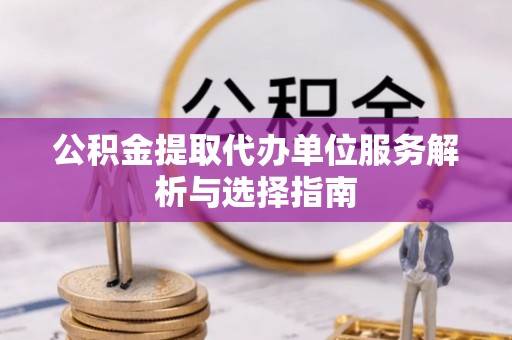 永善公积金提取代办单位服务解析与选择指南