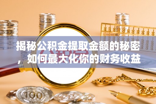 永善揭秘公积金提取金额的秘密，如何最大化你的财务收益