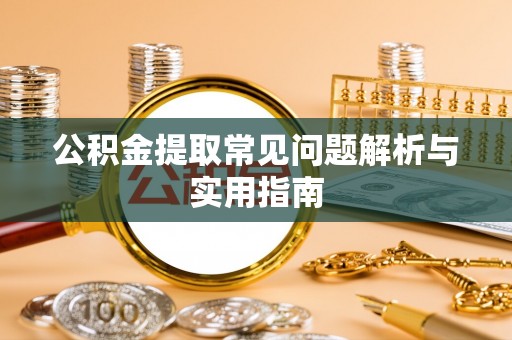 永善公积金提取常见问题解析与实用指南