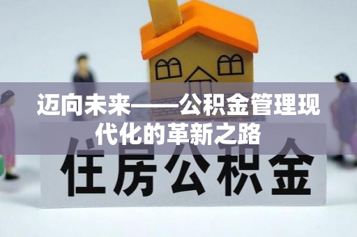永善迈向未来——公积金管理现代化的革新之路
