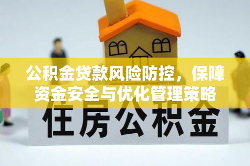 永善公积金贷款风险防控，保障资金安全与优化管理策略