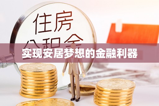永善实现安居梦想的金融利器
